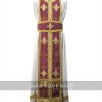 Printed Brocade Priest Vestment STOF005-05 - Thumbnail Image 4