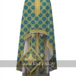 Printed Brocade Priest Vestment STOF006-02 - Thumbnail Image 2