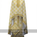 Printed Brocade Priest Vestment STOF006-07 - Thumbnail Image 2